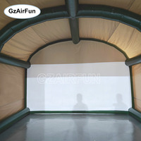 Tente de simulateur de golf gonflable portable, cage gonflable pour simulateur de golf pour intérieur/extérieur