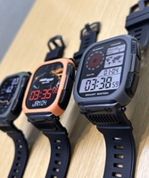 Montre connectée étanche pour homme avec logo personnalisé, compatible avec les plateformes de messagerie populaires, écran AMOLED, suivi des activités quotidiennes