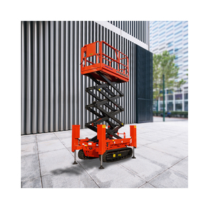 Plateforme élévatrice à ciseaux, hauteur 6-14 m, capacité 230-450 kg, électrique, utilisation extérieure - Product Image 1