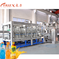 Machine de remplissage automatique de bouteilles en verre 4 en 1 pour ligne de production de boissons, acier inoxydable 304/316, haute productivité