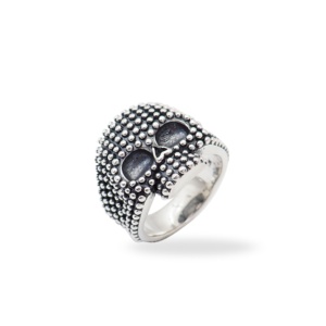 Bague pour homme en argent 925 avec crâne <span class=keywords><strong>de</strong></span> conception privée spéciale - Product Image 1