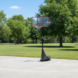 IUNNDS Panier de <span class=keywords><strong>basket</strong></span> portable 10 pieds, hauteur réglable, avec roues, pour entraînement en extérieur et en intérieur - Product Image 2