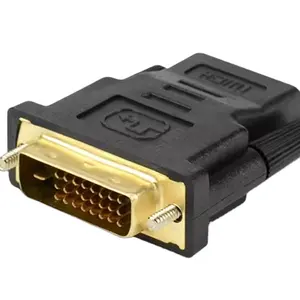 Gold plated HD female to DVI male 24+1 adapter DVI to hot hd to av video converter 1080p to 1080i hd sdi converter