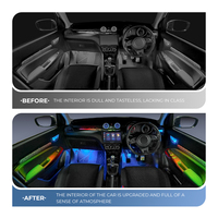 Kit d'éclairage ambiant OEM D8 pour Suzuki Swift 2017, éclairage LED intérieur personnalisé, solution du fabricant, certifié FCC/RoHS/CE