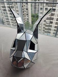 Traje <span class=keywords><strong>de</strong></span> conejo <span class=keywords><strong>de</strong></span> espejo negro personalizado, disfraz <span class=keywords><strong>de</strong></span> actuación <span class=keywords><strong>de</strong></span> escenario <span class=keywords><strong>de</strong></span> Carnaval, disfraz <span class=keywords><strong>de</strong></span> Club <span class=keywords><strong>de</strong></span> Halloween, disfraz <span class=keywords><strong>de</strong></span> tela, gafas, Robot - Product Image 6