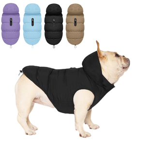 Wholesale Custom Puppy Large Luxury Designer Lightweight Large Chien Hunde Pet Winter <strong>Leather</strong> Down <strong>Jacket</strong> Puffer <strong>Dog</strong> Coat - Product Image 1