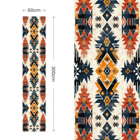 Papier peint décoratif en polyester moderne, 50*300cm, imperméable, pour salon et chambre à coucher élégants, pour usage domestique
