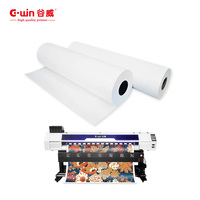 Machine de presse à chaud automatique GWIN pour papier de transfert par sublimation, rouleau à rouleau, 1,62x100m, 220V, 33g-100g, nouvelle impression par sublimation