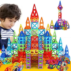 Atacado tamanho grande ímã brinquedos educativos-Brinquedos de montar para crianças, brinquedos educativos, designer magnético, blocos de construção para crianças
