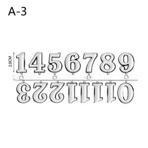 DIY Digitale Ersatz-Uhrteile aus Kunststoff, arabische Ziffern, Glockenuhrenzubehör für die Reparatur von Geräten - Product Image 2