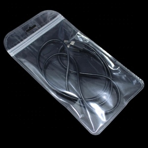 Logotipo personalizado impreso pesca gusano bolsas de cremallera de Medicina sobre bolsas bolsa de PVC transparente con agujero colgante - Product Image 1