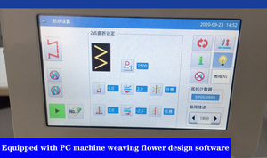 Machine à coudre industrielle en zigzag RN-2290A CNC 300 modèles de configuration programmable à plat à une aiguille - Product Image 3