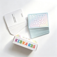 Tarjetas Educativas de Lujo Personalizadas, Impresas a Medida, en Inglés para Niños, con Caja