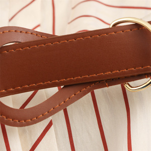 Vestidos de Moda Casual con Cinturón y Estampado de Rayas para Mujer, Nueva Colección Primavera/Verano - Product Image 6