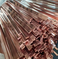 Barres/Plaques carrées en cuivre pur non allié Hong Ye C11000 99,99 %, 1 kg, 10 mm, norme ASTM, avec service de découpe