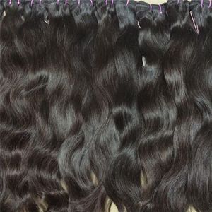 Bundel Ekstensi Rambut Manusia Mentah Rambut Indian Virgin, Grosir Rambut Remy India Mentah, Vendor Rambut Manusia Perawan Rambut Keriting Burma