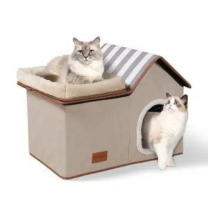 Indoor Cheap Cat Cave House Warm Small Rice Black Cat Nest For Cats' Sleeping