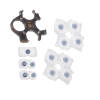 Clavier en silicone de remplacement pour manette PS5 V1 V2 V3, boutons conducteurs, pièces de réparation