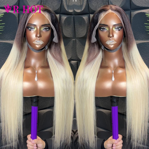 Fornitori all'Ingrosso di Parrucche, Parrucche in <span class=keywords><strong>Capelli</strong></span> Umani Colorati Ombré Marrone, Parrucche Lisce con Frontale in Pizzo HD 13x4 per Donne di Colore - Product Image 4