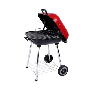 Gril à charbon portable réglable pique-nique Camping barbecue gril cuisson gril à charbon de bois fait <span class=keywords><strong>maison</strong></span> - Product Image 3
