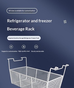 Estante <span class=keywords><strong>de</strong></span> Alambre para Refrigerador Personalizado, Estantes <span class=keywords><strong>de</strong></span> Refrigerador con Recubrimiento Plástico Blanco, Compatibles - Product Image 3