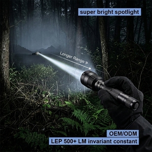 <span class=keywords><strong>Linterna</strong></span> LEP Profesional Personalizada de 11W, 3Km de Largo Alcance, IP67 Impermeable, Lámpara de Búsqueda y Rescate, Torcia Potente Lunga Distanza - Product Image 1