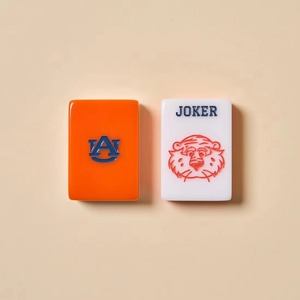 Tuiles de Mahjong <span class=keywords><strong>en</strong></span> acrylique Auburn American 160, série Auburn University, expédition fin août - Product Image 4