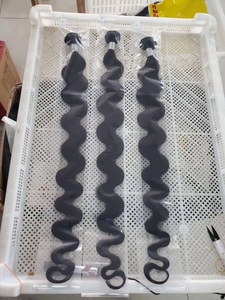 سعر الجملة عذراء البرازيلي الشعر حزمة مع إغلاق الدانتيل ، رخيصة 10a الصف فضفاض عميق ، المنك البرازيلي عذراء الشعر حزم - Product Image 3