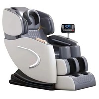 Lujo gravedad cero cuerpo completo Shiatsu pie cuello pierna brazo mano masaje reclinable portátil PU cuero masaje silla