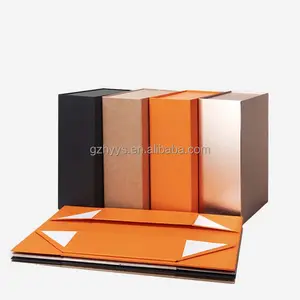 LC-200-S Fast Delivery Custom Logo Wholesale magnetic closure cardboard gift box with logo packaging foldable magnetic rigid box