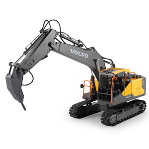 2,4G doble E 1/16 <span class=keywords><strong>escala</strong></span> RC excavadora camión 3 en 1 coche de juguete <span class=keywords><strong>VOLVO</strong></span> completamente funcional con luces y sonido - Product Image 2