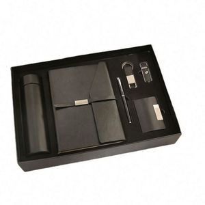 Innovation Business Notebooks Pen Vacuum <b>Mug</b> Sets with Name Card Holder/USB Flash and Keyholder for Fathers Day/new Year Gifts - Product Image 1