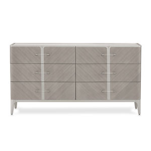 Commode élégante moderne personnalisée avec dessus en marbre élégant façade grise texturée Buffet à garniture <span class=keywords><strong>platine</strong></span> Armoire d'entrée - Product Image 3