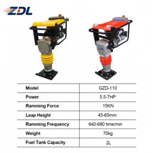 Zdl nhà máy bán hàng trực tiếp xăng điện nhảy búa đất cát đất wacker tác động Máy đầm Làm xáo trộn rung Đầm <span class=keywords><strong>rammer</strong></span> - Product Image 4