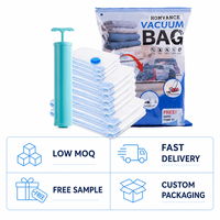 Sacs de rangement sous vide pour e-commerce avec pompe électrique, lot de 30, boîtes colorées, livraison rapide, gain de place pour les vendeurs en ligne