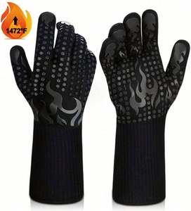 Gants de barbecue RAYBIN personnalisés, réversibles, ignifuges, en silicone résistant à la chaleur, de qualité supérieure - Product Image 4