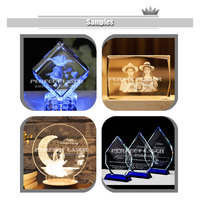Mesin Engraving Dalam Laser Kualitas Tinggi Pada Kristal K9 Kosong 2D/3D Pengukir Laser