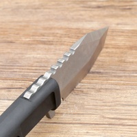TL17LB Couteau de chasse Full Tang robuste de 6mm d'épaisseur Couteau de camping en acier inoxydable 420 Clip de taille Gaine Kydex