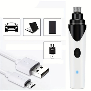 Vente en gros de coupe-griffes rechargeables pour chiens, outils de toilettage pour pattes d'animaux, recharge USB - Product Image 2