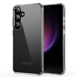 Anpassungsfähig ultra klar TPU 2-in-1 stoßfestes Acryl-Gehäuse IP S22 23 24 niedliches Design benutzerdefiniertes Logo Telefon Schutz inklusive