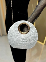 2026 Damen Krokodilmuster-Tasche Henkeltasche Handtasche Tragbare Tragetasche Halbmond-Schultertaschen Stilvolle PU-Leder-Handtasche