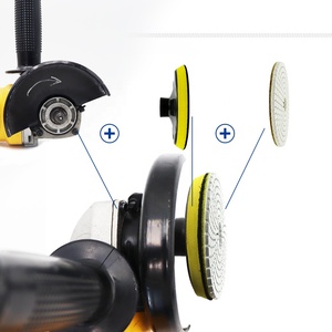 4in/100mm nhựa đánh bóng Pad ủng hộ tấm chủ đánh bóng miếng đệm trở lại Pad M14/5/8 ''-11 Chủ đề - Product Image 3