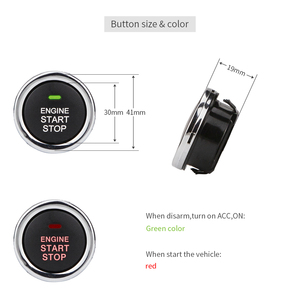 Easyguard pke động cơ bắt đầu dừng hệ thống từ xa satrt xe sốc cảnh báo NFC khóa mở khóa - Product Image 4