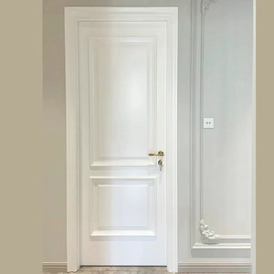 أبواب داخلية من الخشب الصلب بتصميم عصري جميل لغرف نوم الفلل وغيرها من الأبواب - Product Image 1