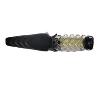 Cuchillo de Buceo de Aleación de Titanio con Mango Suave y Correa para el Tobillo para Supervivencia Submarina OEM/ODM