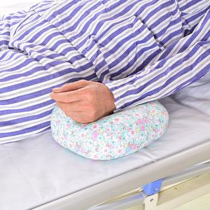 Coussin en forme de U pour aisselles, pour soins aux personnes âgées, coussin en éponge anti-escarres, motif floral, tissu en coton, coussin de soutien pour dormir sur le côté - Product Image 1