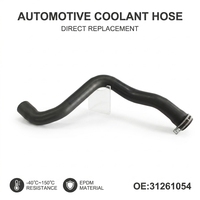 Tuyau supérieur de radiateur OE 31261054 pour C30 S40 V50 2004-2014, tuyau d'entrée d'eau de refroidissement moteur en caoutchouc EPDM, pièces automobiles d'usine