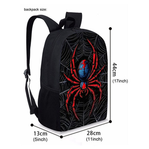 3D phim hoạt hình nhện mô hình trường học không thấm nước Ba lô thiết lập cho bé trai và bé gái món quà tốt nhất cho trẻ em - Product Image 2