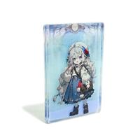 Créez votre propre design : Standee liquide UV en acrylique avec paillettes, effet sable mouvant, anime, transparent, holographique, personnalisable et léger