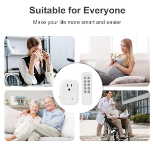 Control remoto <span class=keywords><strong>Enchufe</strong></span> inteligente inalámbrico <span class=keywords><strong>Enchufe</strong></span> <span class=keywords><strong>de</strong></span> <span class=keywords><strong>pared</strong></span> remoto estándar <span class=keywords><strong>de</strong></span> EE. UU. - Product Image 5